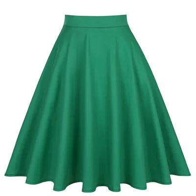 Sunflower Women Tunic Big Swing Skirt 2025 New Arrival Polka Dot Floral Printed Cotton School 50s Pin up Rockabilly Short Skirts