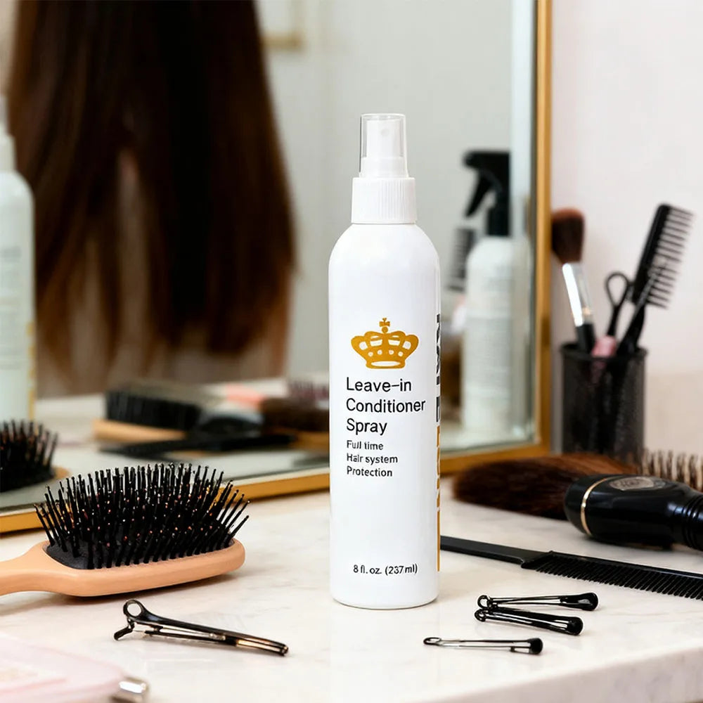 WIG SPRAY Nährlösung für Perückenpflege repariert trockenes und strapaziertes Haar, Anti-Frizz Leave-in und geschmeidiges Echthaarspray