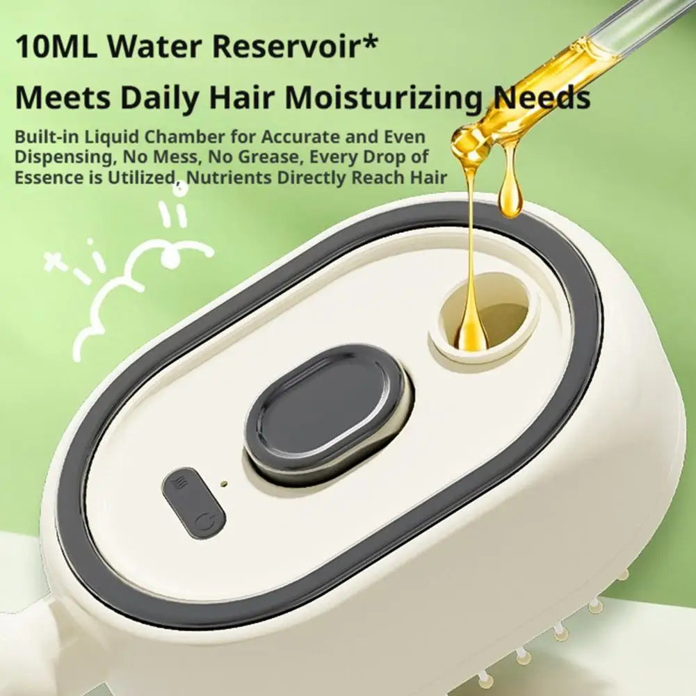 Multi Functional Spray Massage Hair Comb Detangling Brush With Sprayer And Red Light Therapy For Scalp Massage Daily Hair Care
