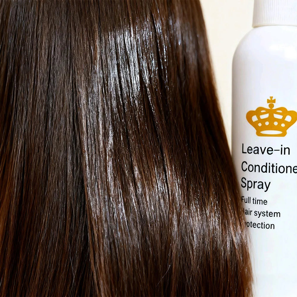 WIG SPRAY Nährlösung für Perückenpflege repariert trockenes und strapaziertes Haar, Anti-Frizz Leave-in und geschmeidiges Echthaarspray