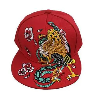 Men Flat Hat Hip Hop Snapback Fancy Rivet Baseball Caps Street Dance Trendy K-pop Hat Embroidered Street Headwear