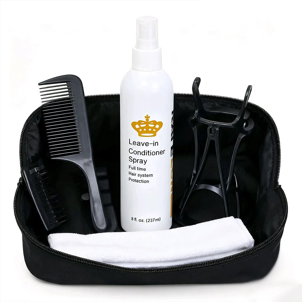 WIG SPRAY Nährlösung für Perückenpflege repariert trockenes und strapaziertes Haar, Anti-Frizz Leave-in und geschmeidiges Echthaarspray