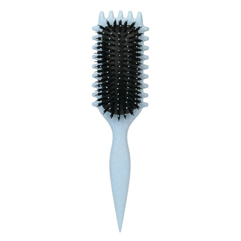 Salon Styling Lockenbürste Lockenhaarbürste zum Kämmen und Formen von Locken für Männer und Frauen Reduziert Ziehen Werkzeuge