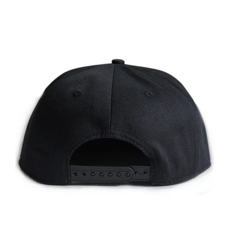 Men Flat Hat Hip Hop Snapback Fancy Rivet Baseball Caps Street Dance Trendy K-pop Hat Embroidered Street Headwear