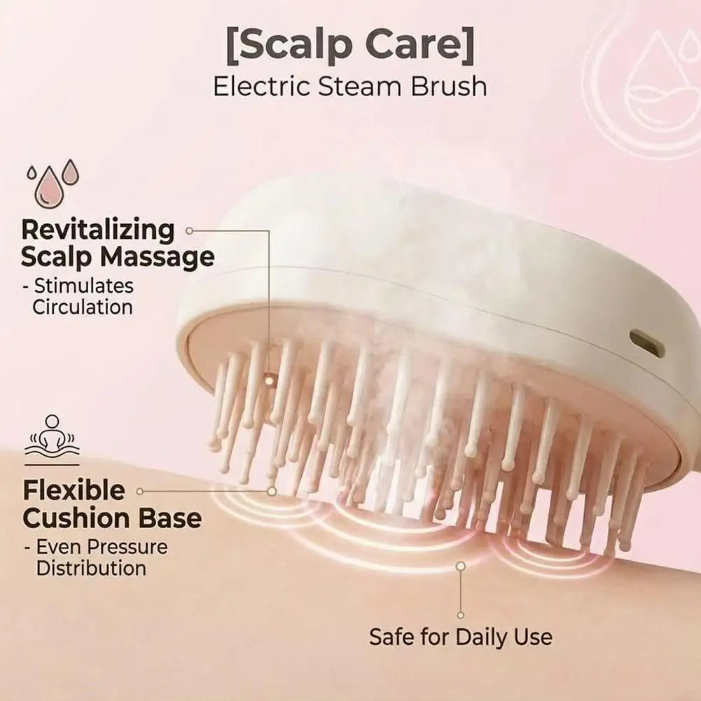 Multi Functional Spray Massage Hair Comb Detangling Brush With Sprayer And Red Light Therapy For Scalp Massage Daily Hair Care