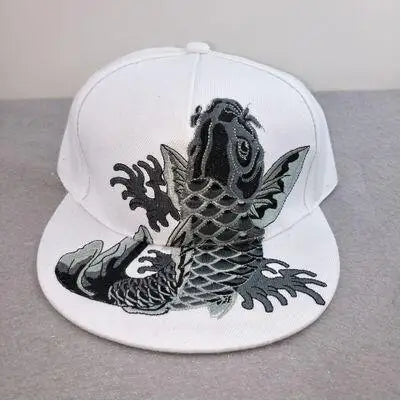 Men Flat Hat Hip Hop Snapback Fancy Rivet Baseball Caps Street Dance Trendy K-pop Hat Embroidered Street Headwear