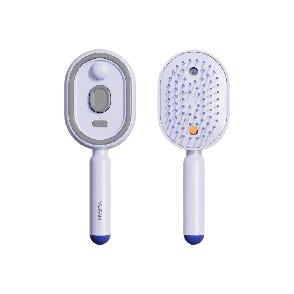 Multi Functional Spray Massage Hair Comb Detangling Brush With Sprayer And Red Light Therapy For Scalp Massage Daily Hair Care