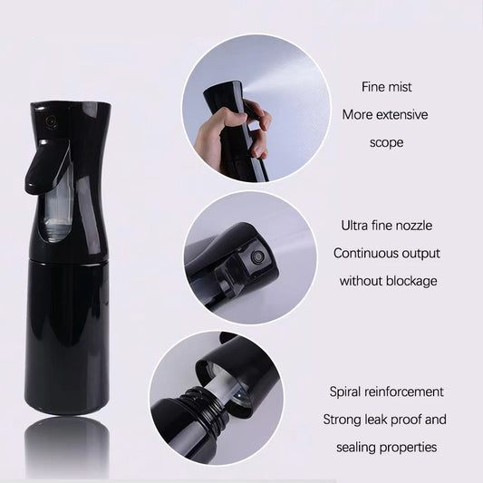 1pc continuous spray bottle - superfine spray, spray bottle for hairdressing and salon -200ml，Special for real hair wigs